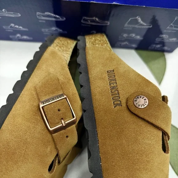 Birkenstock Boston narrow | Cork footbed and suede upper - Picture 4 of 4